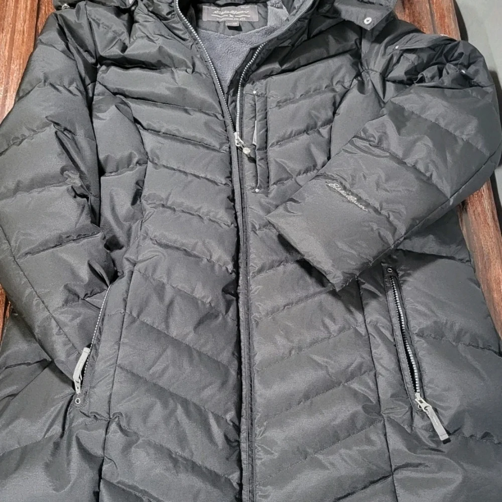 Eddie Bauer Women’s Sun Valley Down Parka Black Size XXL - Picture 2 of 13